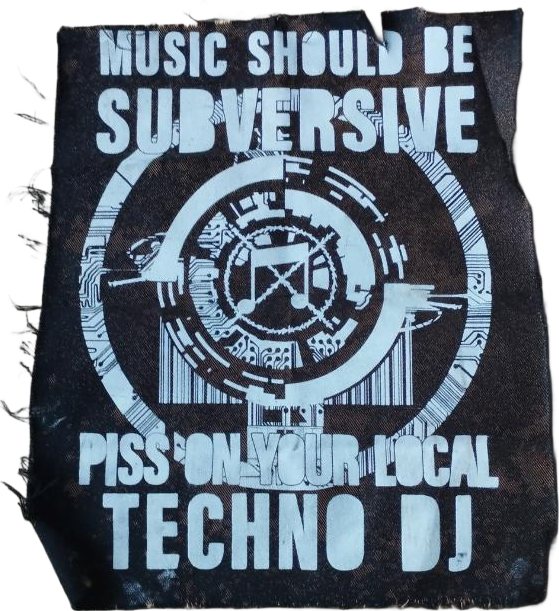 Piss On Your Local Techno DJ Sticker